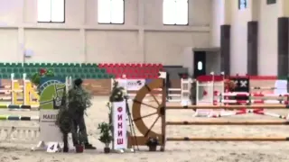 Екатерина Петроченкова и Сан Себастьян SVM. 120 см. Открытый Кубок МО в Maxima Stables.