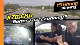 2020 Proton X70 CKD (Pt.4) Fuel Consumption Test - Tuned for Better Fuel Economy? | YS Khong Driving