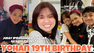 YOHAN AGONCILLO 19TH BIRTHDAY ❤️ JUDY ANN IPINAGHANDA SI YOHAN SA SRILI NILANG RESTO SA ANGRYDOBA