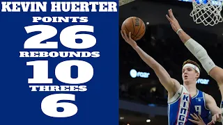 Kevin Huerter 26 Pts, 10 Reb, 6 Threes vs Bucks Jan. 14, 2024. #kevinhuerter  #sacramentokings