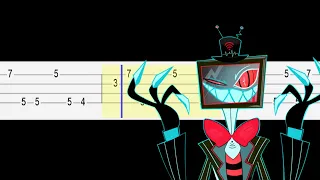 Hazbin Hotel - Alastor and Vox Song Stayed Gone (Easy Ukulele Tabs Tutorial)