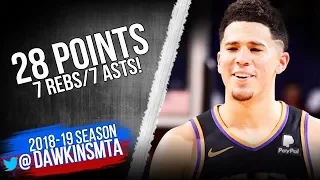 Devin Booker Full Highlights 2018 12 15 TWolves vs Suns   28 Pts 7 Rebs 7 Asts!  FreeDawkins