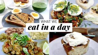 What we eat in a day - Healthy, plant-based, vegetarian | GroundedHavenHomestead