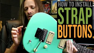 How To Install Strap Buttons on a Guitar