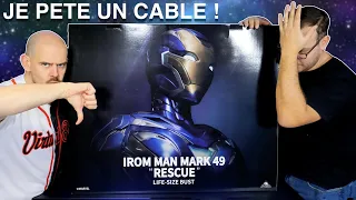 JE PETE UN CABLE EN VIDEO !!! Pepper Rescue Suit Mark 49 - Queen Studios - Life Size Bus! IRON MAN