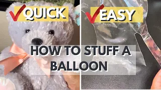 How To Stuff A Balloon FOR BEGINNERS🎈🤩 #tutorial #balloon #gift