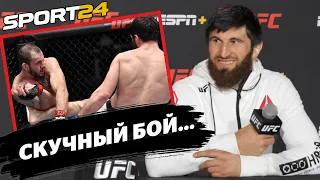 Анкалаев против Крылова / ЛУЧШИЕ МОМЕНТЫ и СЛОВА ПОСЛЕ БОЯ на UFC в Вегасе