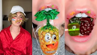 👄 Text To Speech 👄 ASMR Satisfying Eating || @Mikaela Happas || POVs Tiktok Compilations 2023 #16