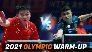 Fan Zhendong vs Zhou Qihao | 2021 Chinese Warm-up for Olympic