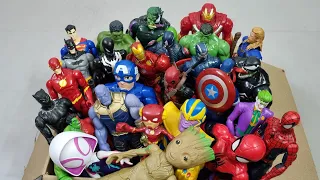 SPIDERMAN VS IRONMAN VS HULK VS CAPTAIN AMERICA VS VENOM VS THANOS SUPERHERO AVENGERS UNBOXING