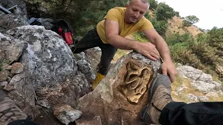 We went crazy when we saw the treasure under a 1 ton rock!!!