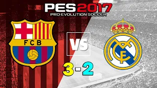 FC Barcelona vs MD White (Real Madrid) | PES 2017 | PC Gameplay [1080p60FPS]