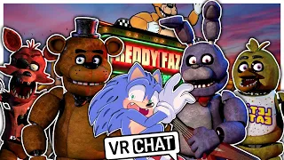 Movie Sonic Visits Five Nights At Freddy’s In VRCHAT!!