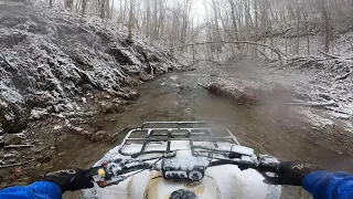 Creek Riding On New Property
