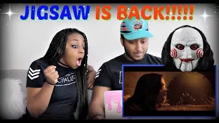 Jigsaw Trailer #1 (2017) REACTION!!!!