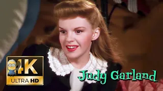 Judy Garland AI 4K Enhanced ⭐UHD⭐ - The Trolley Song 1944