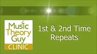 Clinic: Repeats - 1st & 2nd Time Repeats