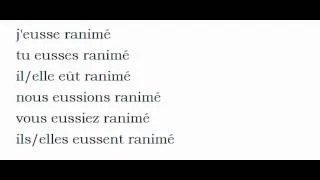 Conjugaison visuelle # Verbe = Ranimer =