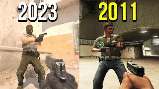 COUNTER-STRIKE 2 ПРОТИВ CS:GO 2011 ГОДА