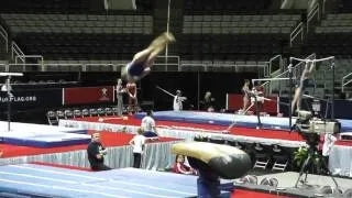 Kyla Ross - Vault - 2012 U.S. Olympic Trials Podium Training