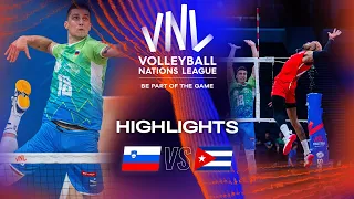 🇸🇮 SLO vs. 🇨🇺 CUB - Highlights Week 2 | Men's VNL 2023