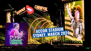 P!NK Summer Carnival - Song Highlights, Sydney Accor Stadium 2024 PINK [4K]