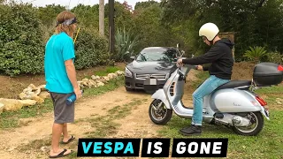 Vespa is gone... Good bye Vespa | Mitch's Scooter Stuff