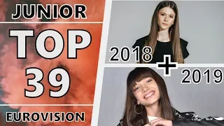 [TOP 39] JUNIOR EUROVISION 2019 + JUNIOR EUROVISION 2018 | JESC 2019