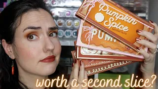 NEW Too Faced Pumpkin Spice Second Slice Palette + PSL Melted Matte | Comparisons + Review 🎃