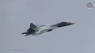 Репетиция МАКС 2017 - пилотаж Т-50 ПАК ФА / MAKS 2017 Rehearsal - Sukhoi PAK FA T-50