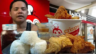 ALL TIME FAVORITE JOLLIBEE CHICKENJOY MUKBANG | Mukbang Philippines | Mukbang Asmr