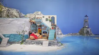 New Arrival | Joy's Peninsula Living Room DG141 | DIY Miniature Dollhouse