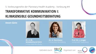 5. PHA #4 Transformative Kommunikation I: Klimasensible Gesundheitsberatung