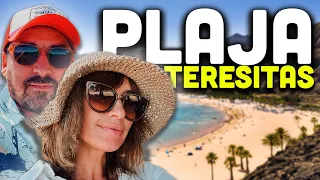 Plaja Tenerife | Playa Las Teresitas |  De ce să faci vacanță în Tenerife? (4K)