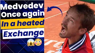 Daniil Medvedev's Fiery Clash with Chair Umpire Reignites On-Court Drama at Monte Carlo😡