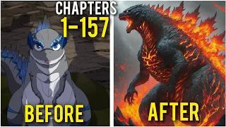 Loser Boy Gets Reincarnated as a Level 1 Godzilla but became King Of Monster | Manhwa Recap