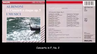 Albinoni - Concerti a Cinque, Op. 5 - I Musici - Pina Carmirelli - 1981