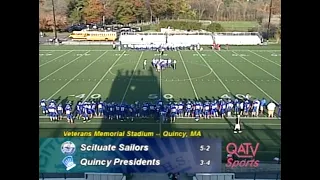 Classic Sports on QATV: Scituate vs Quincy Football (October 26, 2012)