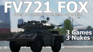 Fox? More like Undertiered Rat - FV721 FOX - 12-1 & 9-0 x2 (3 Nukes)