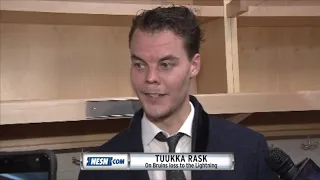 Tuukka Rask on the Bruins loss in the final minute to Lightning