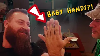 Devon Larratt vs Genadi HAND SIZE CONFIRMED