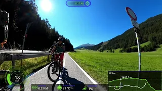 Ultimate Indoor Cycling Workout Alps Austria to Italy Garmin Virtual 4K Video 2020