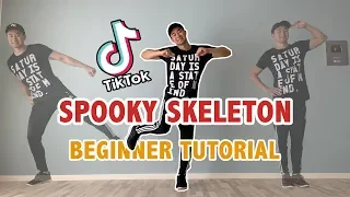 How To Do The Spooky Scary Skeletons Dance (EASY Dance Tutorial) | Tik Tok Dance Tutorials