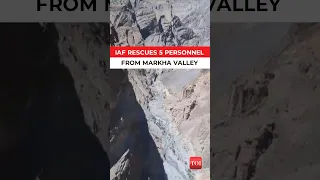 IAF conducts daring rescue operation in Ladakh, 5 personnel evacuated from Markha Valley