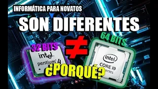 Informática para novatos: Diferencia entre 32 y 64 Bits | Bien explicado