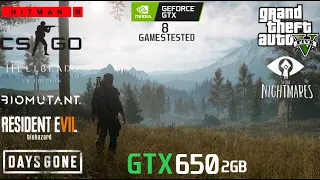 GTX 650 Gaming | GTX 650 2GB in 2021 | 8 Games Tested