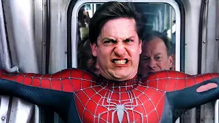 Peter stops a train | Spider-Man 2 | CLIP