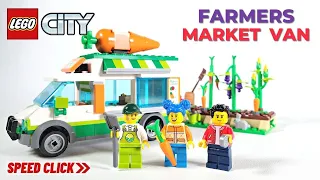LEGO 60345. CITY. FARMERS MARKET VAN / Speed Build Review