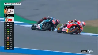 LAST LAP BATTLE: MARC MARQUEZ 93 Vs FABIO QUARTARARO 20 in THAILAND 2019!!!