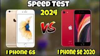 iPhone 6s vs iPhone SE 2020 SPEED TEST 2024 | IOS 15.8 vs 17.4 | PUBG TEST & Review !!